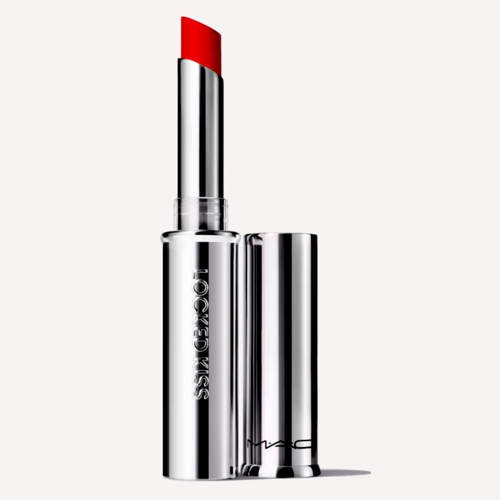 MAC Cosmetics Locked Kiss Lipstick      RUBY TRUE - Classic Blue Red Brand New